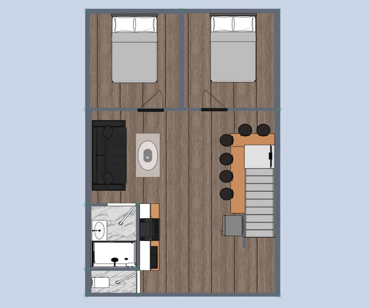 Apartman Urban Flat 01 - Charming 2 Bedroom Flat In Montorgueil